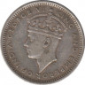 Монета. Малайя (Малайзия). 10 центов 1941 год. рев.