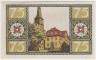 Бона. Нотгельд. Германия. Город Хамелн. 75 пфеннигов 1921 год. Вариант 566.3.6. рев.