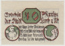 Бона. Нотгельд. Германия. Город Лорх. 10 пфеннигов 1920 год. Вариант 815.1.1. рев.