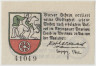 Бона. Нотгельд. Германия. Город Лорх. 10 пфеннигов 1920 год. Вариант 815.1.1. ав.