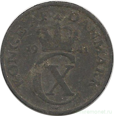 Монета. Дания. 1 эре 1941 год.