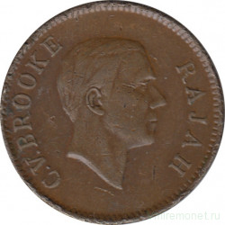 Монета. Саравак. 1 цент 1930 год.