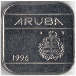 Монета. Аруба. 50 центов 1996 год. 