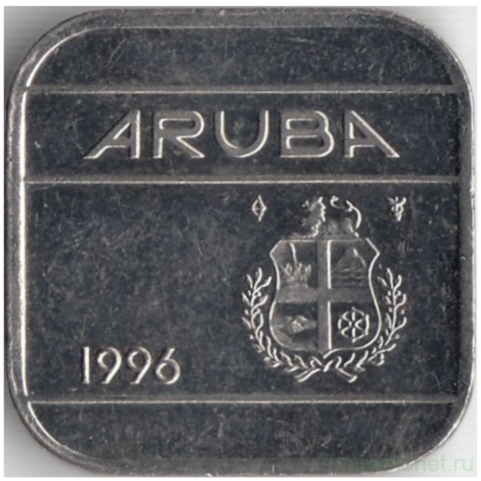 Монета. Аруба. 50 центов 1996 год. 