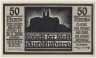 Бона. Нотгельд. Германия. Город Кведлинбург. 50 пфеннигов 1921 год. Вариант 1087.3.а.5. ав.
