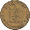 Монета. Западноафриканский экономический и валютный союз (ВСЕАО). 10 франков 1975 год. ав.