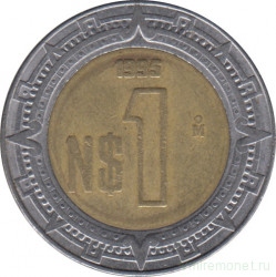 Монета. Мексика. 1 песо 1995 год.