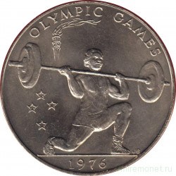 Монета. Самоа. 1 тала 1976 год. XXI Олимпийские игры 1976. Монреаль.