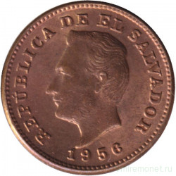 Монета. Сальвадор. 1 сентаво 1956 год. 
