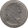 Монета. Монако. 1 франк 1977 год. ав.