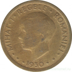 Монета. Румыния. 5 лей 1930 год. KN.