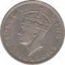 Монета. Южная Родезия. 1/2 кроны 1947 год. рев.