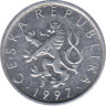 Монета. Чехия. 10 геллеров 1997 год. ав.