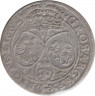 Монета. Польша. Шостак (6 грошей) 1662 год. Ян Казимир Ваза II. АТ. ав.
