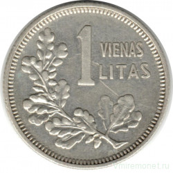 Монета. Литва. 1 лит 1925 год.