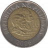Монета. Филиппины. 10 песо 2006 год. ав.