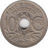 Монета. Франция. 10 сантимов 1921 год. ав.