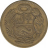 Монета. Перу. 1 соль 1948 год. рев.