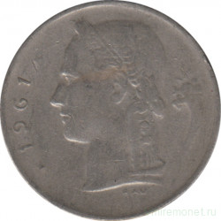 Монета. Бельгия. 1 франк 1961 год. BELGIE.