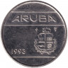 Монета. Аруба. 10 центов 1993 год.