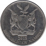 Монета. Намибия. 5 центов 2015 год. ав.