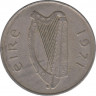 Монета. Ирландия. 10 пенсов 1971 год. ав.