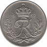 Монета. Дания. 10 эре 1957 год. ав.