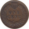 Монета. США. 1 цент 1901 год. рев.