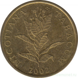Монета. Хорватия. 10 лип 2002 год.