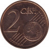 Монета. Бельгия. 2 цента 2013 год. рев.