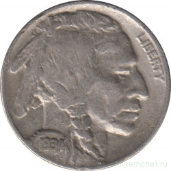 Монета. США. 5 центов 1934 год.
