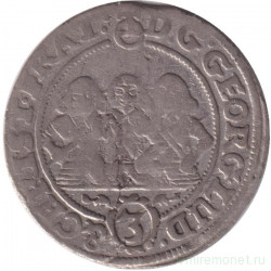 Монета. Германия. Лигниц-Бриг. 3 крейцера 1657 год. EW.