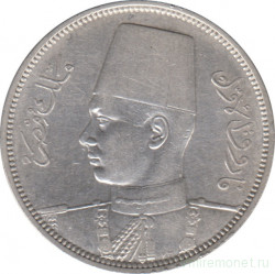 Монета. Египет. 5 пиастров 1939 год.