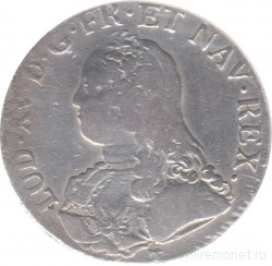 Монета. Франция. 1 экю 1733 год. R.