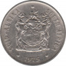 Монета. Южно-Африканская республика (ЮАР). 20 центов 1975 год. ав.