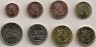 Монеты. Монеты. Финляндия. Набор евро 8 монет 2017 год. 1, 2, 5, 10, 20, 50 центов, 1, 2 евро.