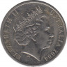 Монета. Австралия. 10 центов 2004 год. ав.