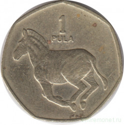 Монета. Ботсвана. 1 пула 1991 год.