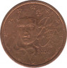 Монета. Франция. 2 цента 2004 год. ав.