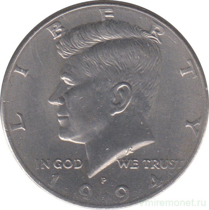 Монета. США. 50 центов 1994 год. Монетный двор P.