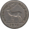 Монета. Маврикий. 1/2 рупии 1971 год. ав.