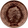 Монета. Токелау. 1 цент 2017 год.