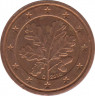 Монета. Германия. 2 цента 2010 год. (G). ав.