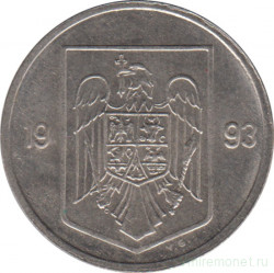 Монета. Румыния. 5 лей 1993 год.