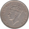 Монета. Южная Родезия. 1/2 кроны 1951 год. рев.