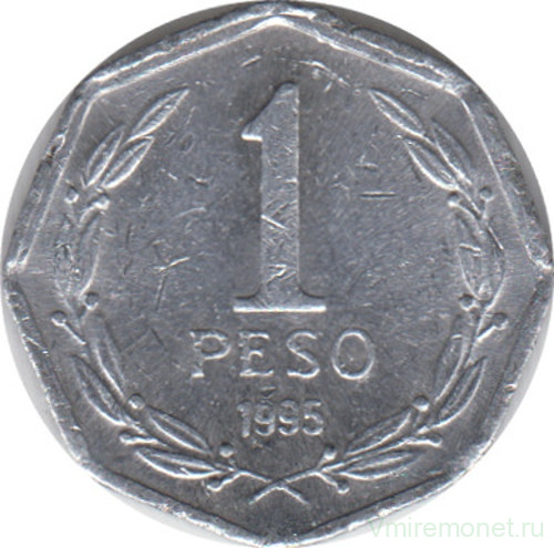 Монета. Чили. 1 песо 1995 год.