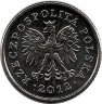 Реверс.Монета. Польша. 50 грошей 2012 год.