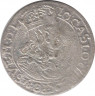 Монета. Польша. Шостак (6 грошей) 1663 год. Ян Казимир Ваза II. АТ. рев.