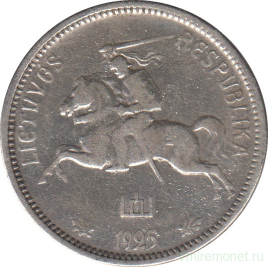 Монета. Литва. 2 лита 1925 год. 