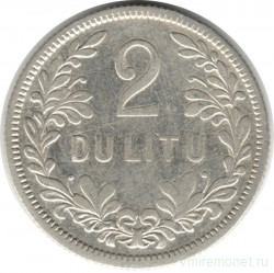 Монета. Литва. 2 лита 1925 год. 